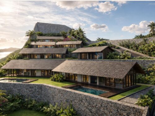 Hillside Ocean View Villas in South Lombok